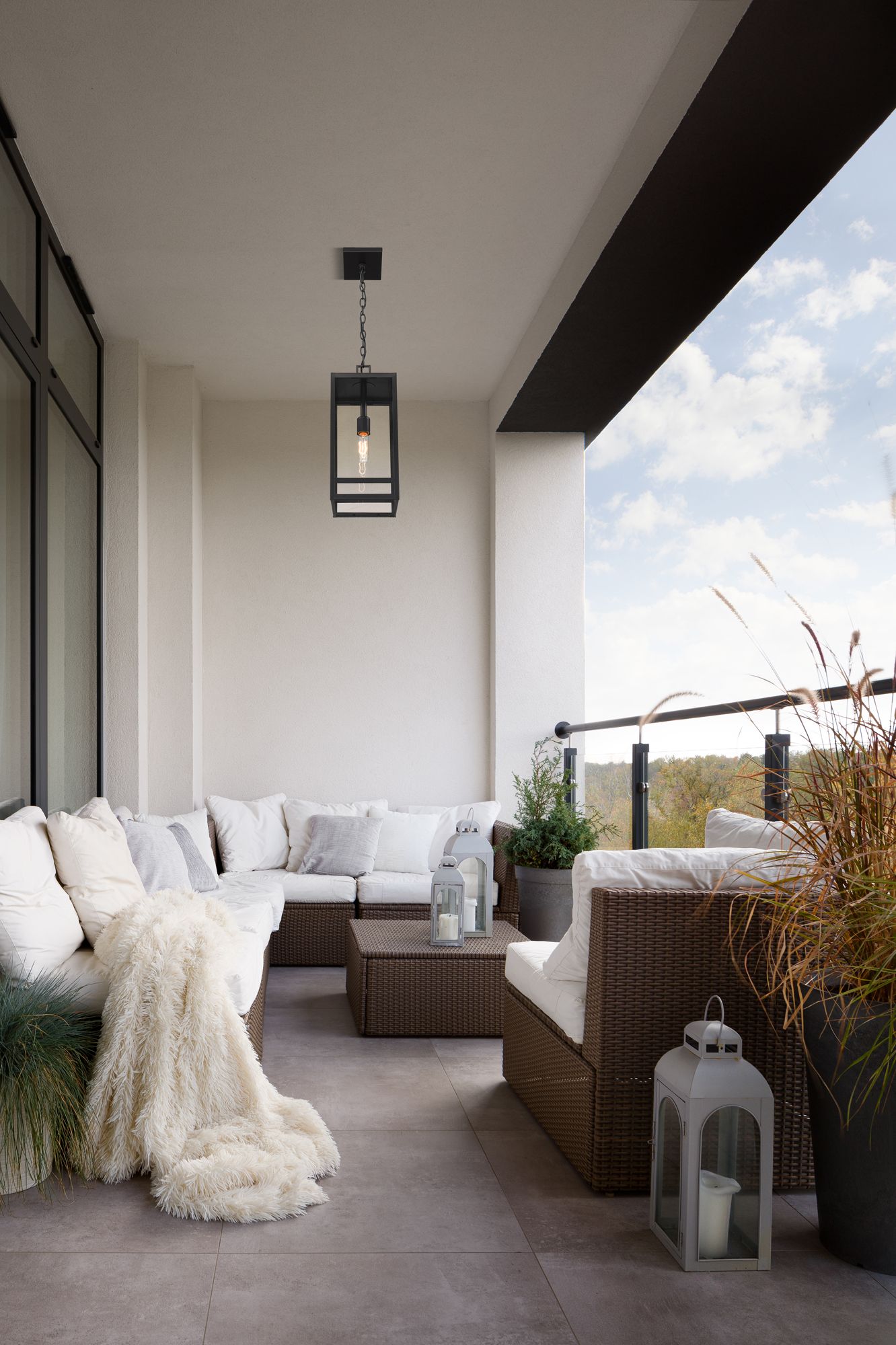Image 4 Nuri by Z-Lite Black 7.5 inch 1 Light Outdoor Chain Mount Ceiling Fixture more views