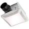 Nutone White Ventilation Ceiling Exhaust Fan with Light