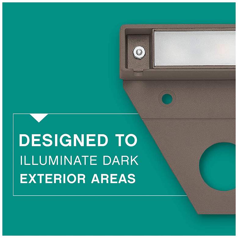 Image 4 Nuvi 3 1/4" Wide Bronze LED Deck Lights Set of 10 more views