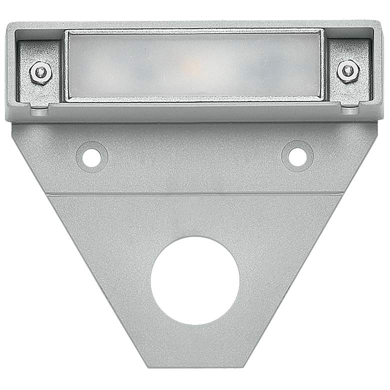 Image 1 Nuvi 3 3/4 inch Wide Silver LED Deck Lights Set of 10