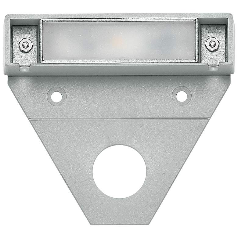 Image 2 Nuvi 3 3/4" Wide Silver LED Deck Lights Set of 10 more views