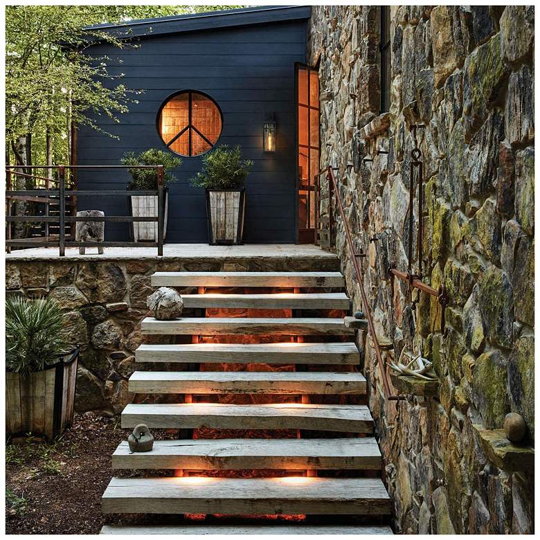 Image 5 Nuvi 3 3/4" Wide Silver LED Deck Lights Set of 10 more views