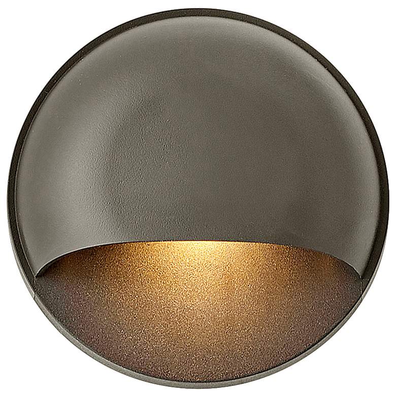 Image 1 Nuvi 3 inch Wide Bronze Round Deck Light by Hinkley Lighting