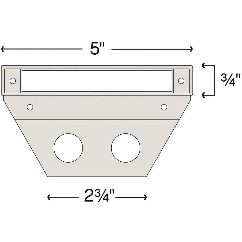 Image 6 Nuvi 5" Wide Silver LED Deck Lights Set of 10 more views