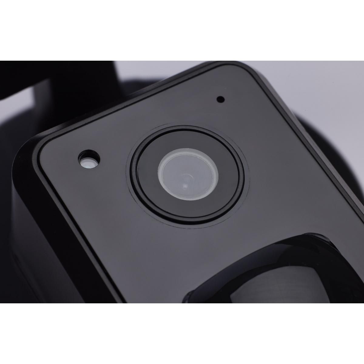 Image 6 Nuvo 10" Wide Black Smart Security Light and Camera, Rectangle Heads more views