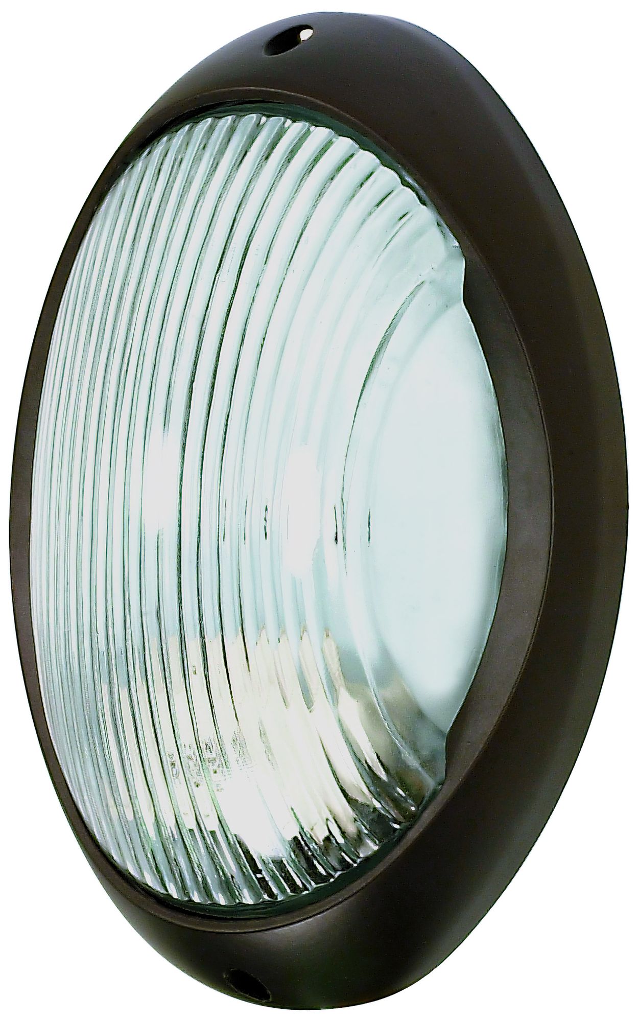 Nuvo 11" High Architectural Bronze Oval Bulkhead Outdoor Wall Light