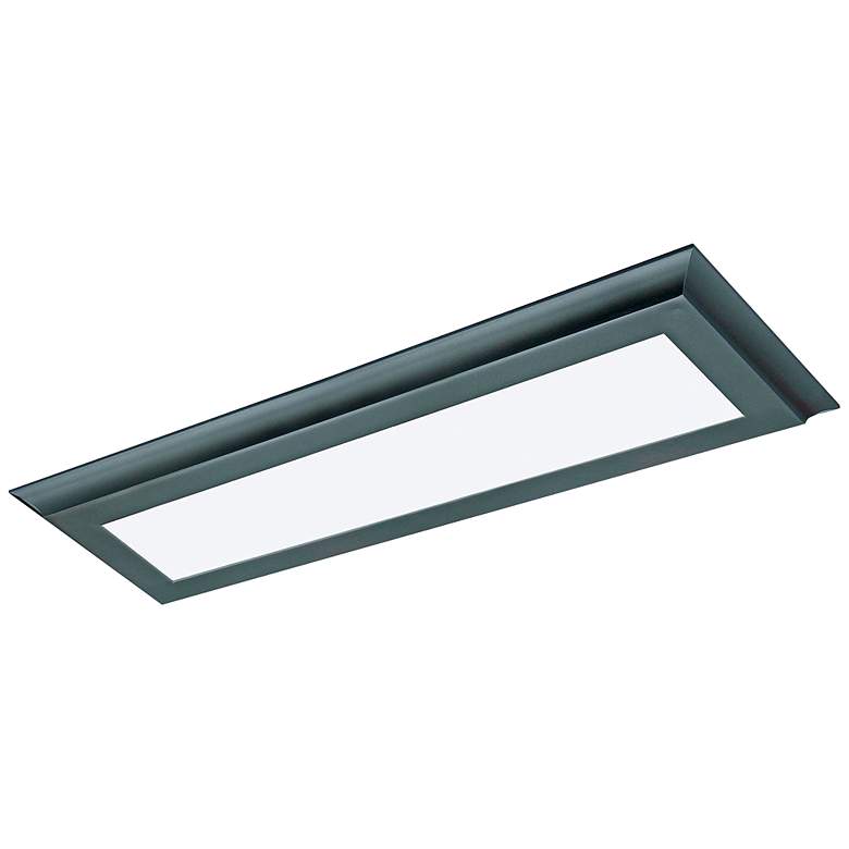 Image 1 Nuvo 25" Wide Bronze and White Finish LED Light Panel