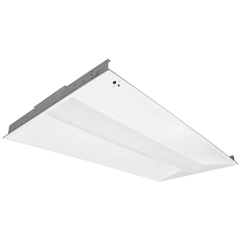 Image 1 Nuvo 2x4 Foot White 3500K 40W LED Emergency Recessed Troffer