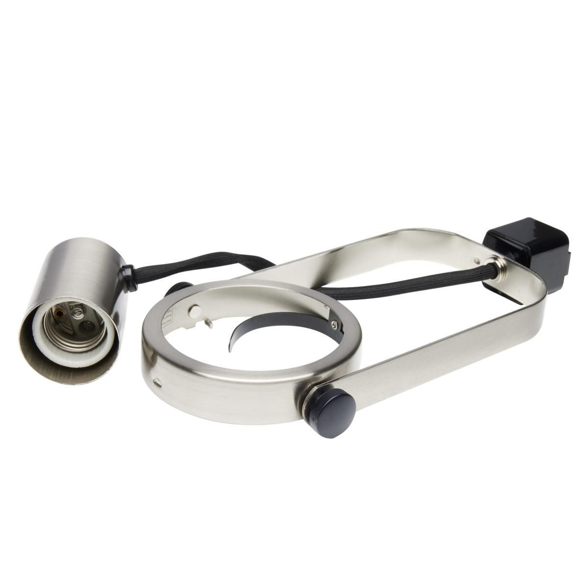 Image 2 Nuvo 3-Light Brushed Nickel PAR30 Gimbal Ring Track Kit more views