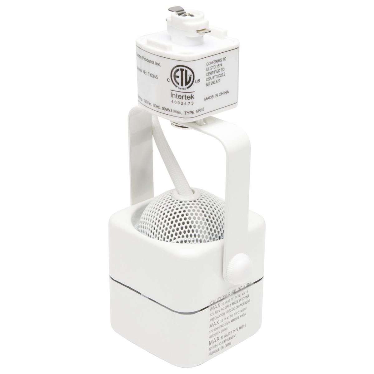 Image 2 Nuvo 3-Light White 120V Square Head Track Kit more views