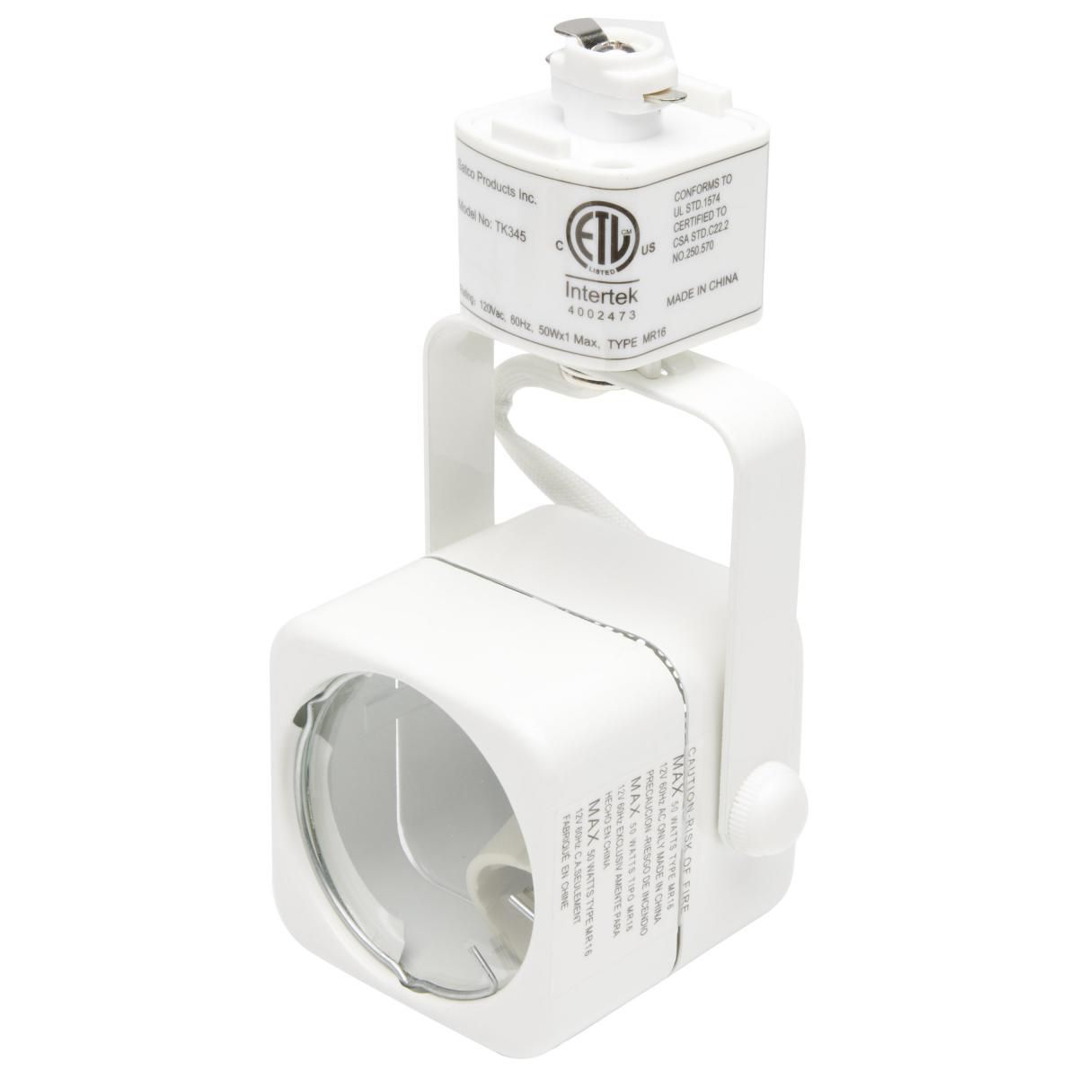 Image 3 Nuvo 3-Light White 120V Square Head Track Kit more views