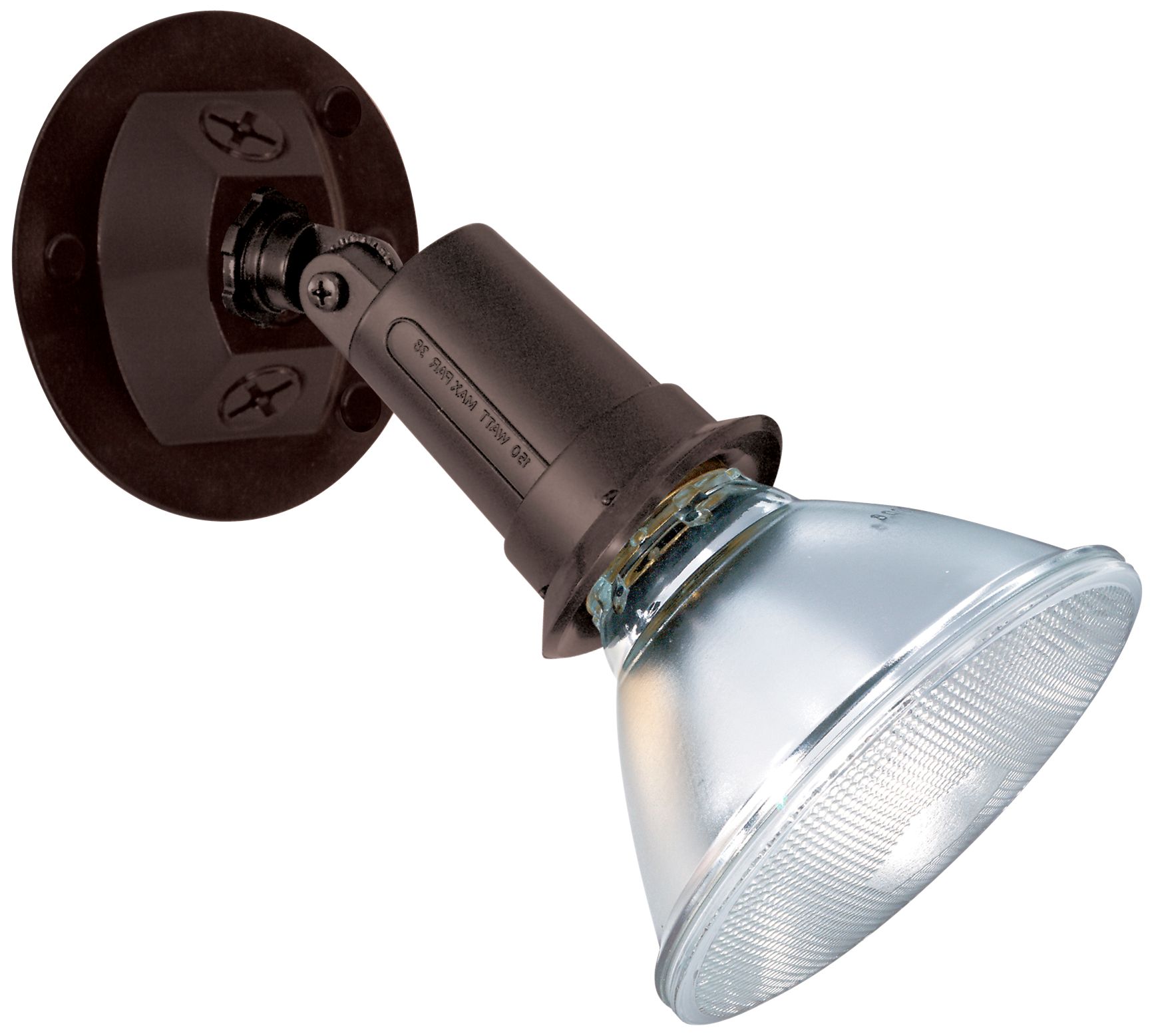 Nuvo 4 3/4" High Bronze 1-Light PAR38 Lamp Holder Flood Light