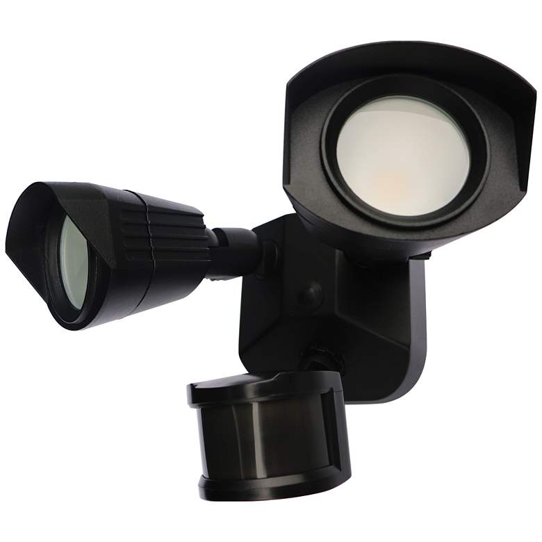 Image 1 Nuvo 4" Black LED Security Light with Motion Sensor, 4000K