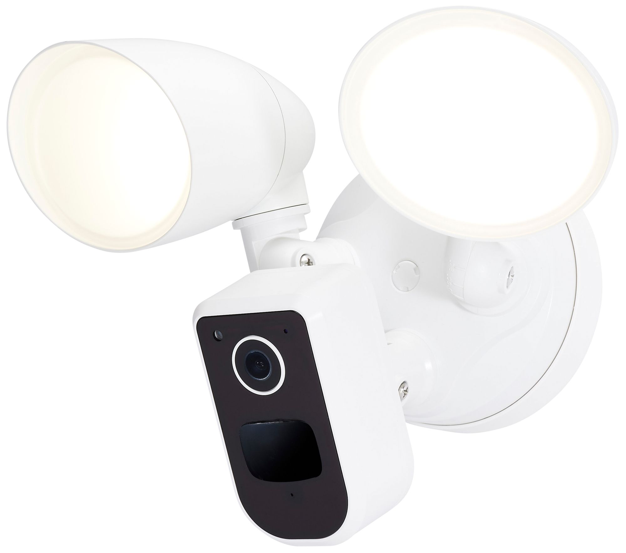 Nuvo 6" White Bullet Outdoor SMART Security Light w/ Camera - 3K/4K/5K CCT