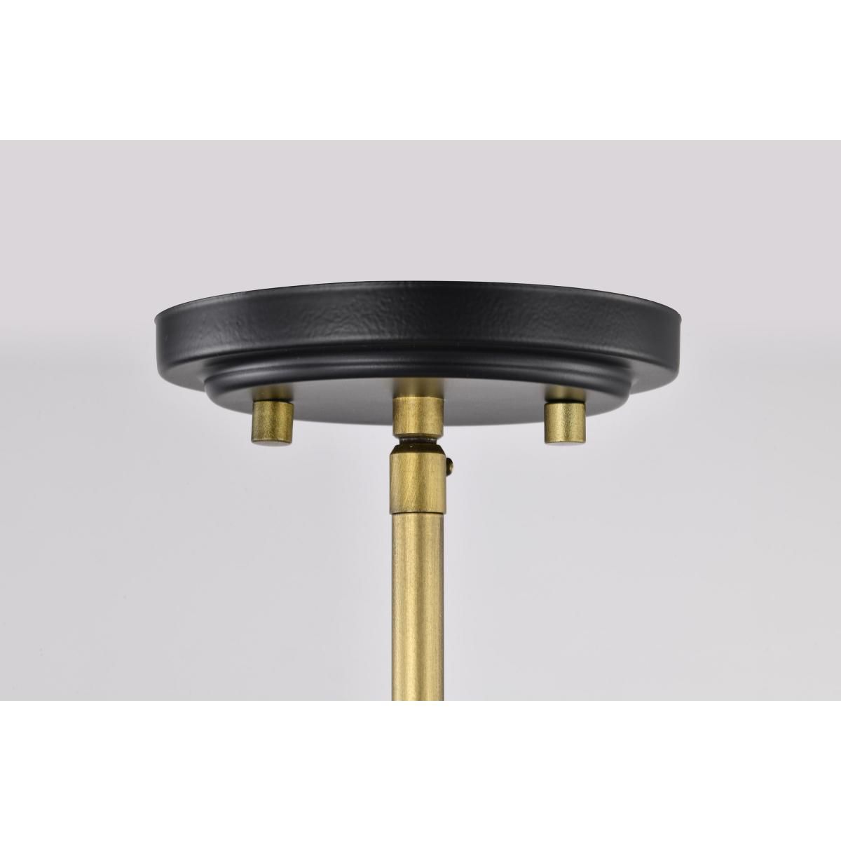 Image 6 Nuvo Adina 12 3/4" Wide Matte Black 1 Light Pendant more views