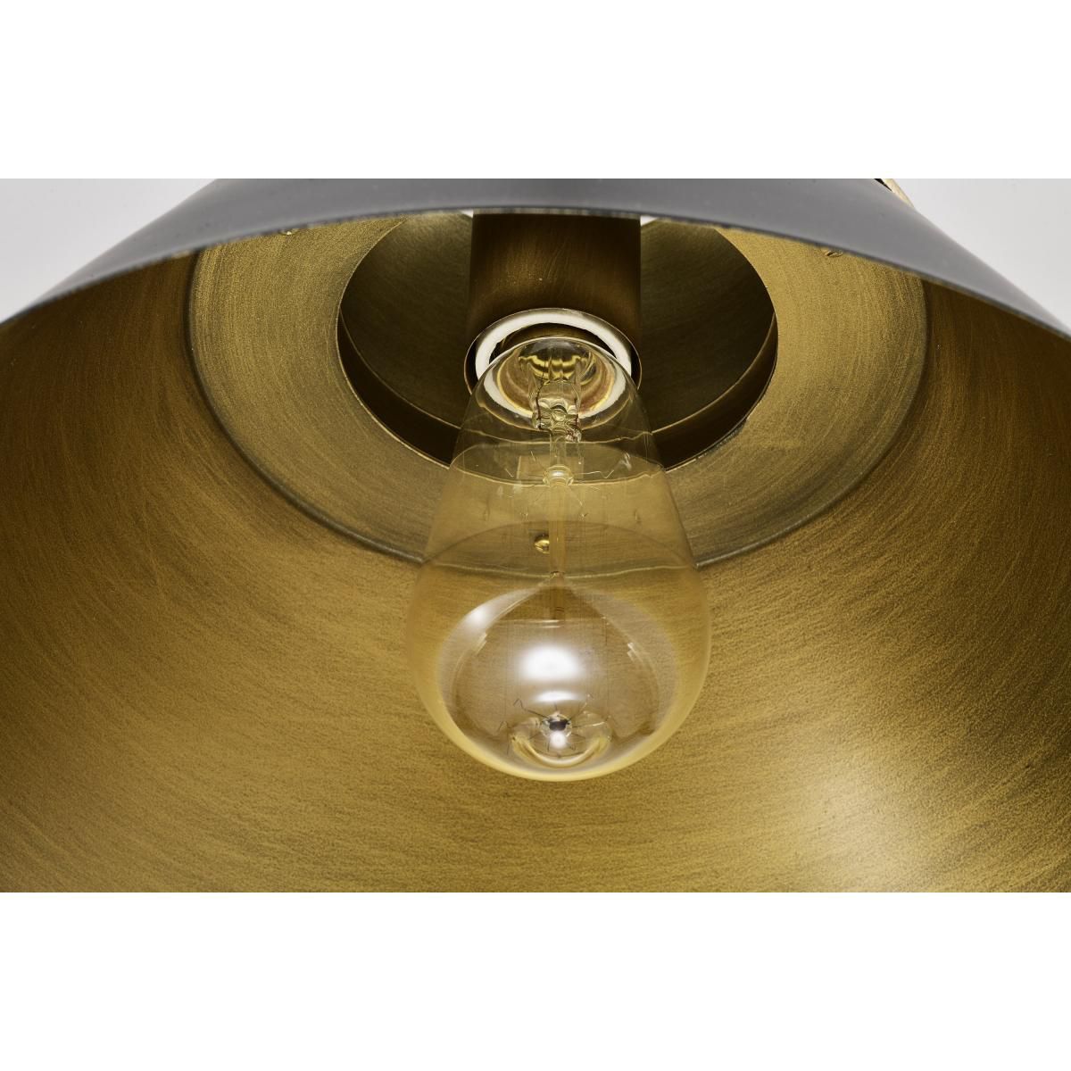 Nuvo Adina 12 3/4" Wide Matte Black 1 Light Pendant