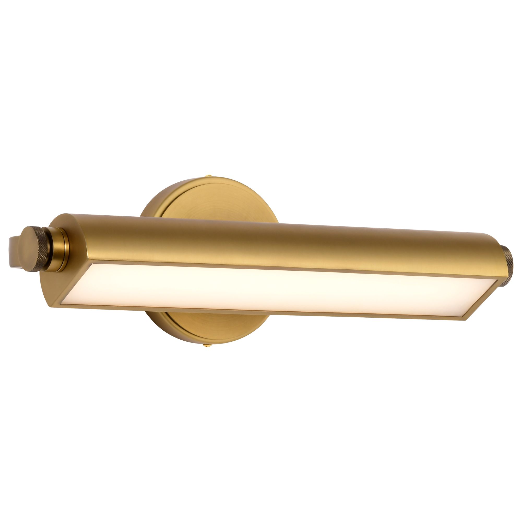Image 4 Nuvo Auden 18" Wide Vintage Brass LED Vanity - 3 CCT Selectable more views