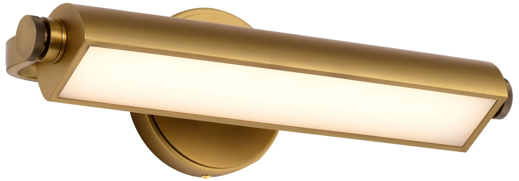 Nuvo Auden 18" Wide Vintage Brass LED Vanity - 3 CCT Selectable