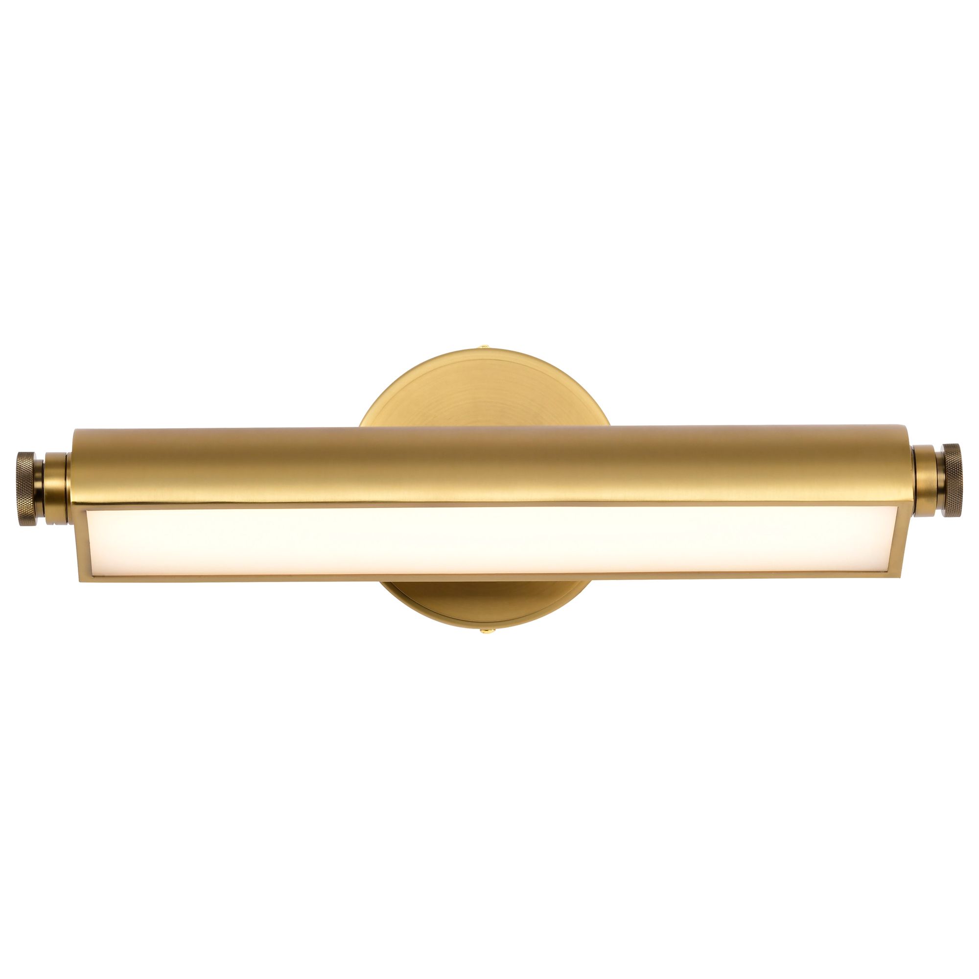 Nuvo Auden 18" Wide Vintage Brass LED Vanity - 3 CCT Selectable