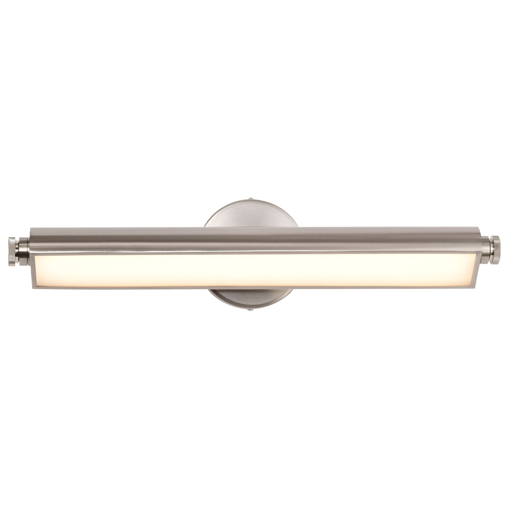 Nuvo Auden 24" Wide Brushed Nickel LED Vanity - 3 CCT Selectable