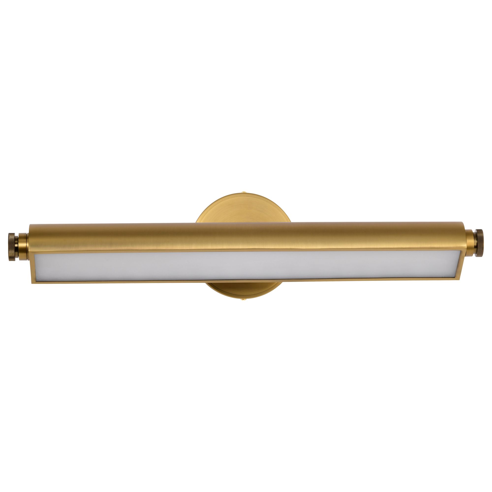 Image 6 Nuvo Auden 24" Wide Vintage Brass LED Vanity - 3 CCT Selectable more views