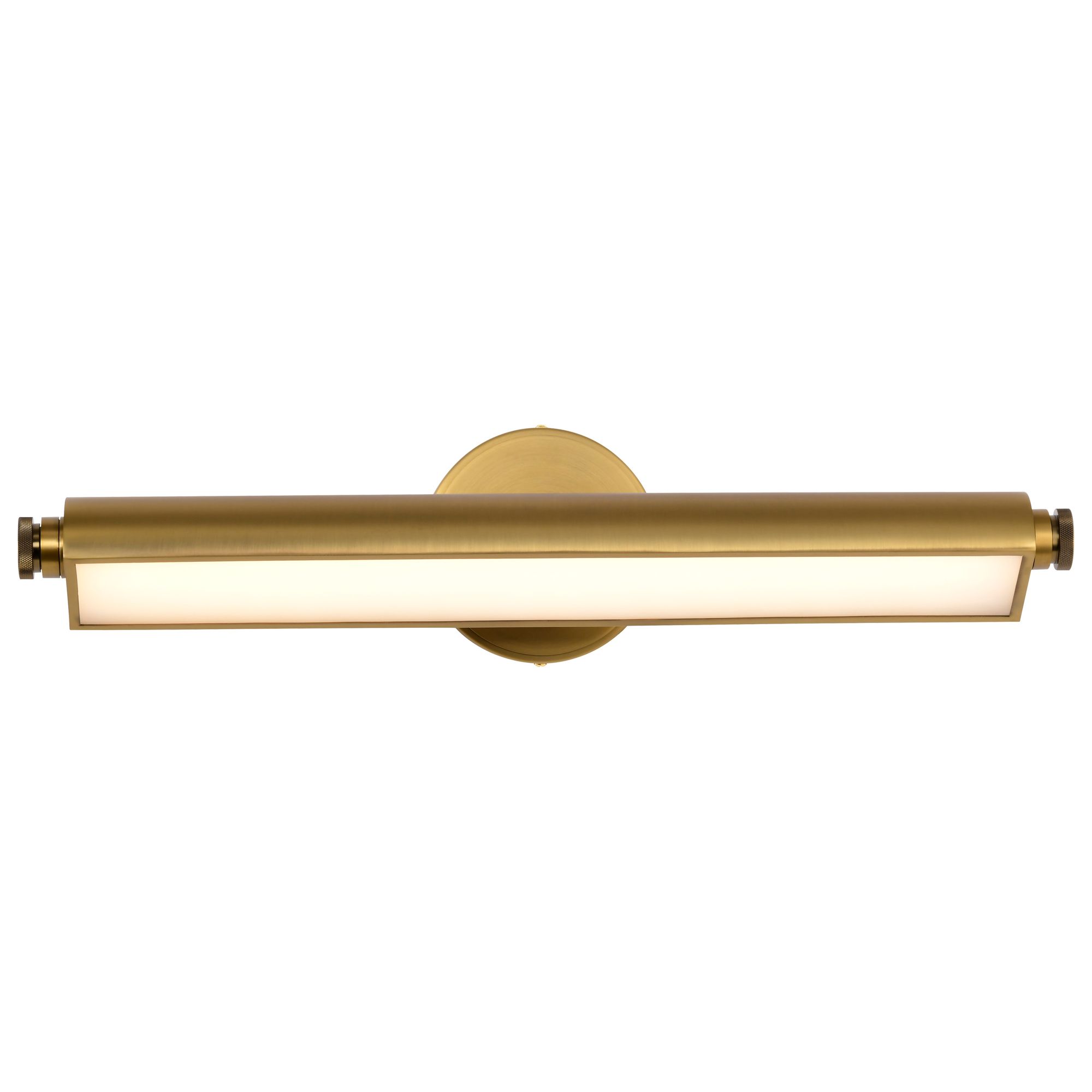 Image 7 Nuvo Auden 24" Wide Vintage Brass LED Vanity - 3 CCT Selectable more views