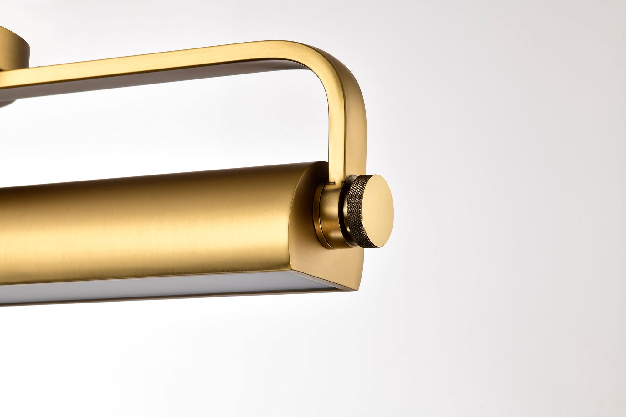 Nuvo Auden 36" Wide Vintage Brass LED Vanity - 3 CCT Selectable