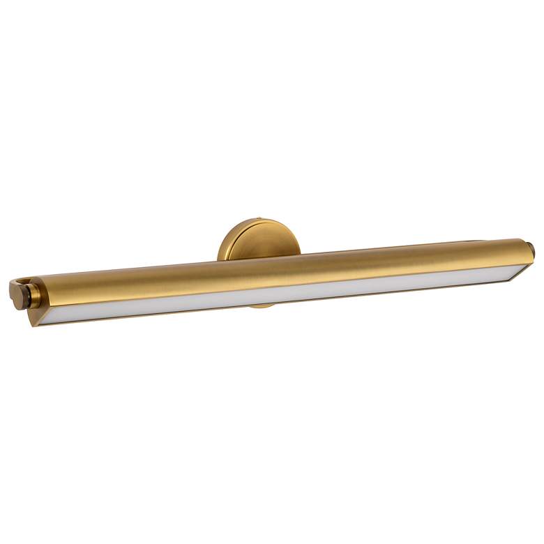 Image 5 Nuvo Auden 36" Wide Vintage Brass LED Vanity - 3 CCT Selectable more views