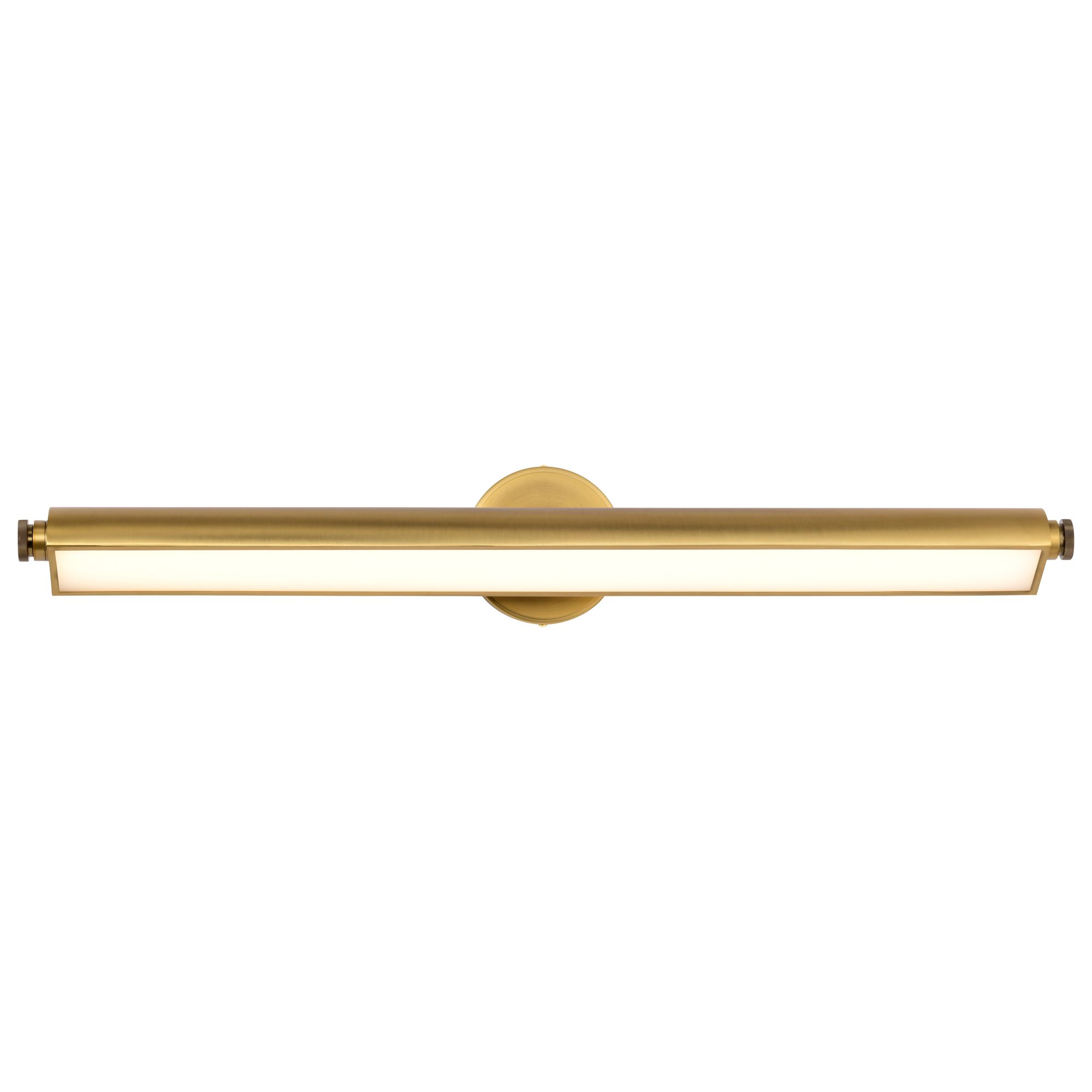 Nuvo Auden 36" Wide Vintage Brass LED Vanity - 3 CCT Selectable
