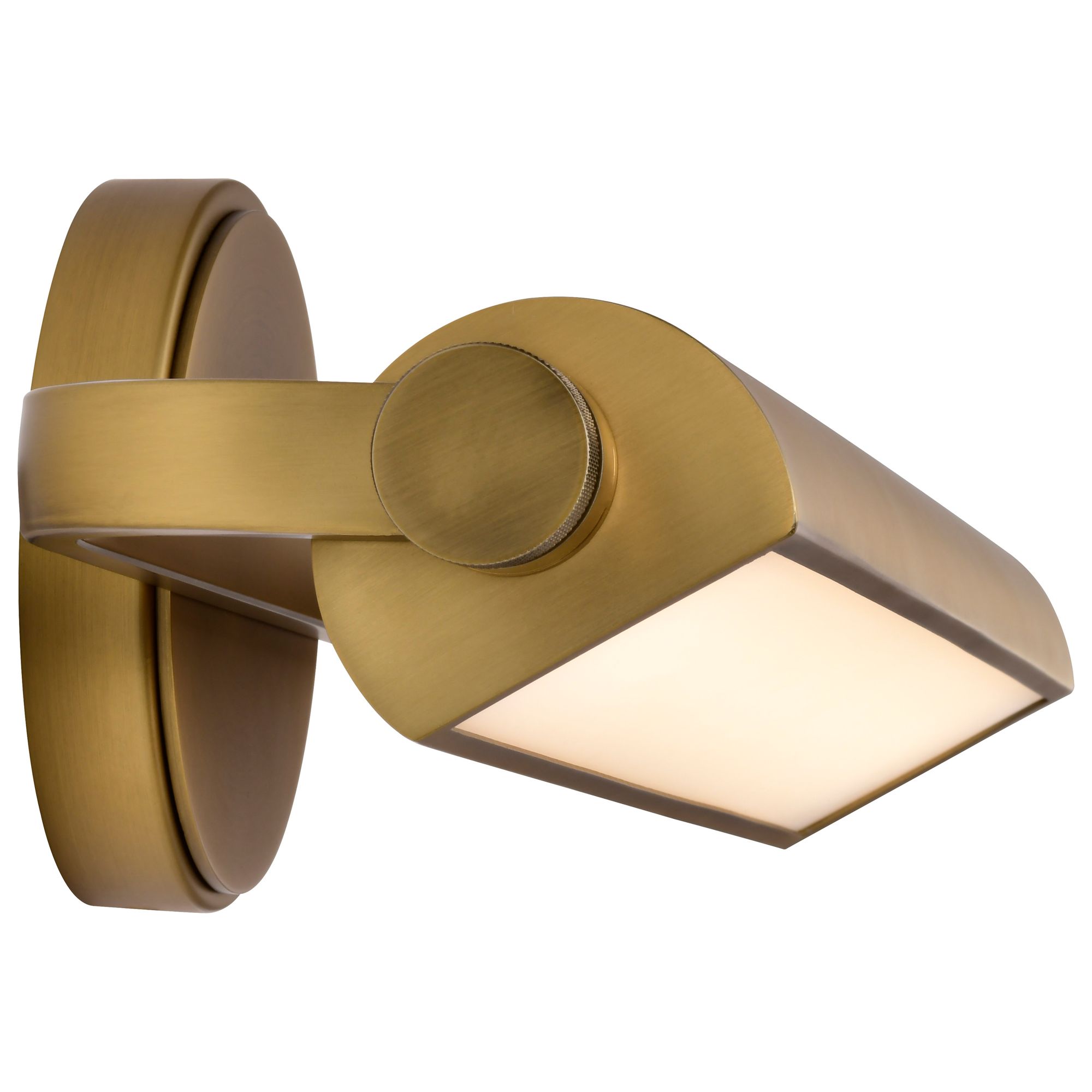 Nuvo Auden 36" Wide Vintage Brass LED Vanity - 3 CCT Selectable