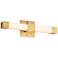 Nuvo Brightwyn 16" Wide Brushed Brass LED Vanity