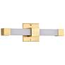 3_Nuvo Brightwyn 16" Wide Brushed Brass LED Vanity more views