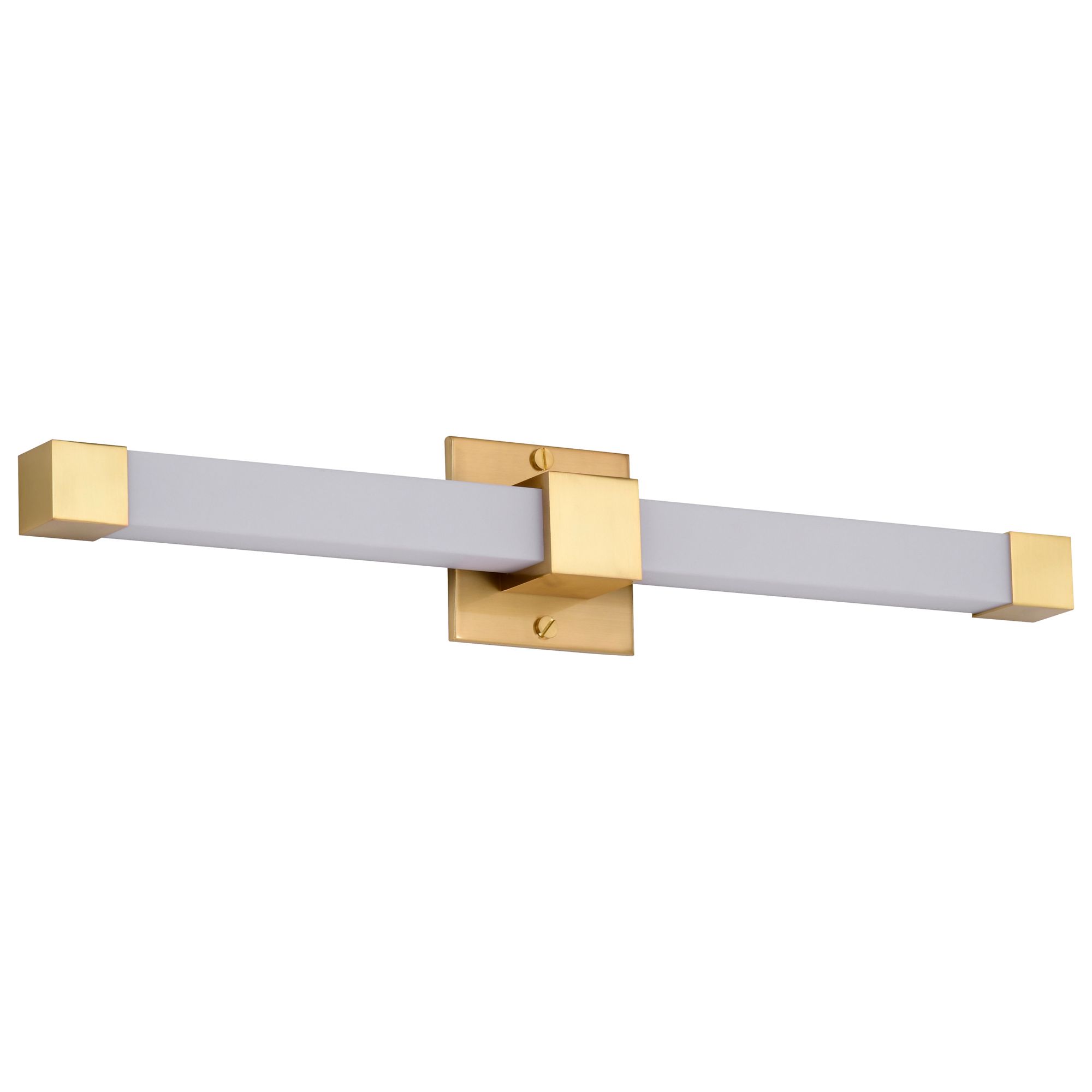 Image 2 Nuvo Brightwyn 24" Wide Brushed Brass LED Vanity more views