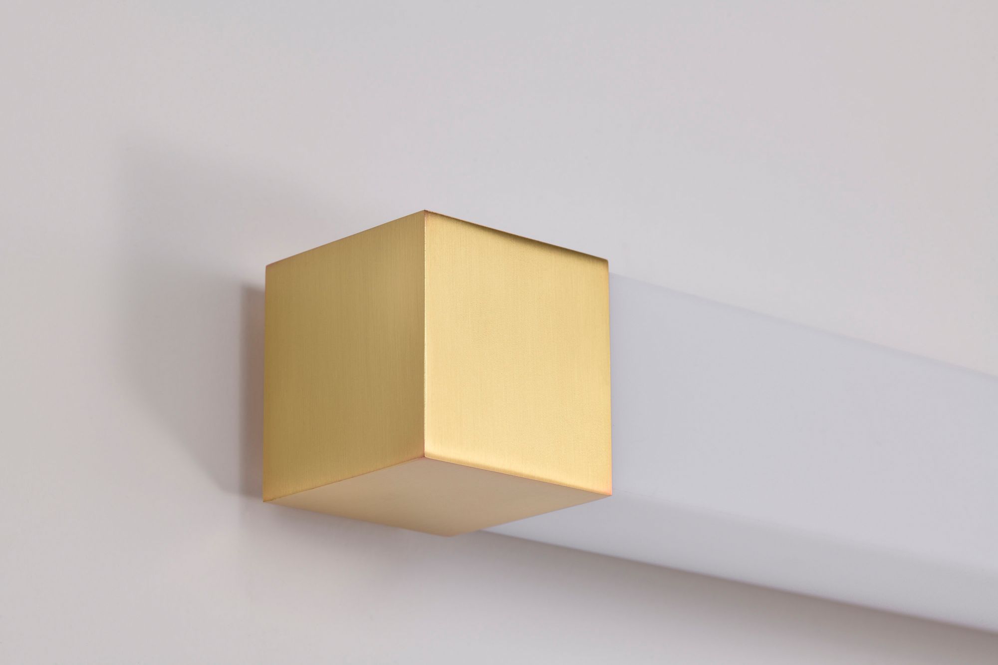 Nuvo Brightwyn 24" Wide Brushed Brass LED Vanity