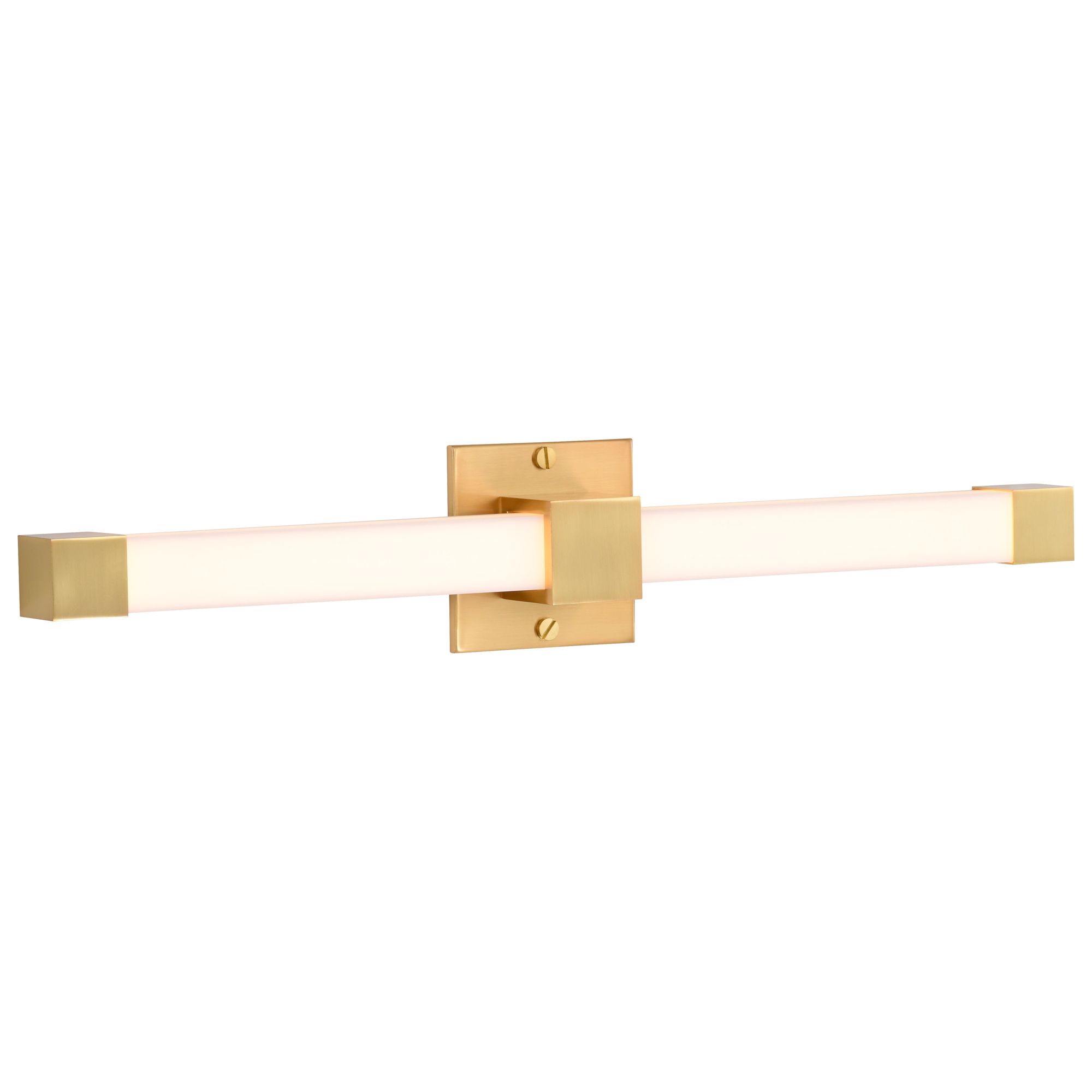 Image 6 Nuvo Brightwyn 24" Wide Brushed Brass LED Vanity more views