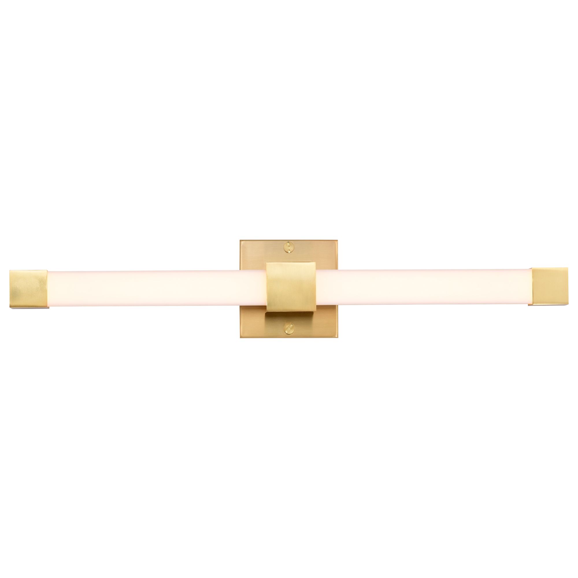 Nuvo Brightwyn 24" Wide Brushed Brass LED Vanity