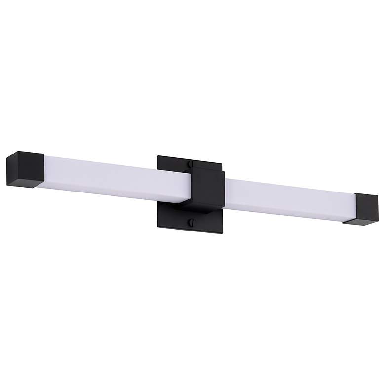 Image 2 Nuvo Brightwyn 24" Wide Matte Black LED Vanity more views