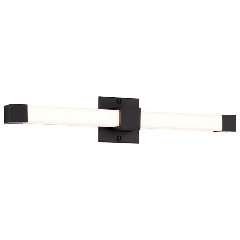 Image 4 Nuvo Brightwyn 24" Wide Matte Black LED Vanity more views