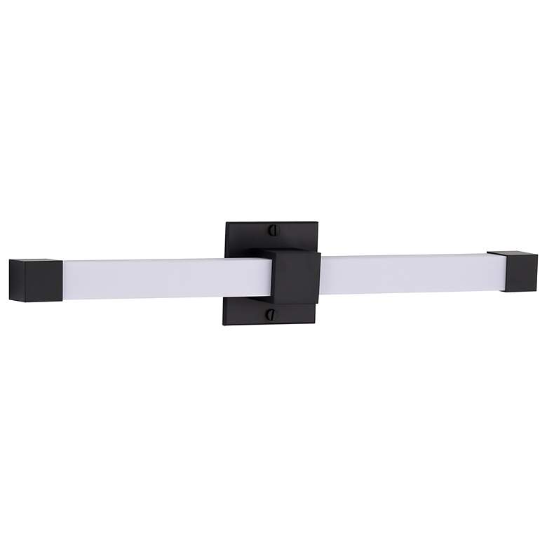Image 5 Nuvo Brightwyn 24" Wide Matte Black LED Vanity more views