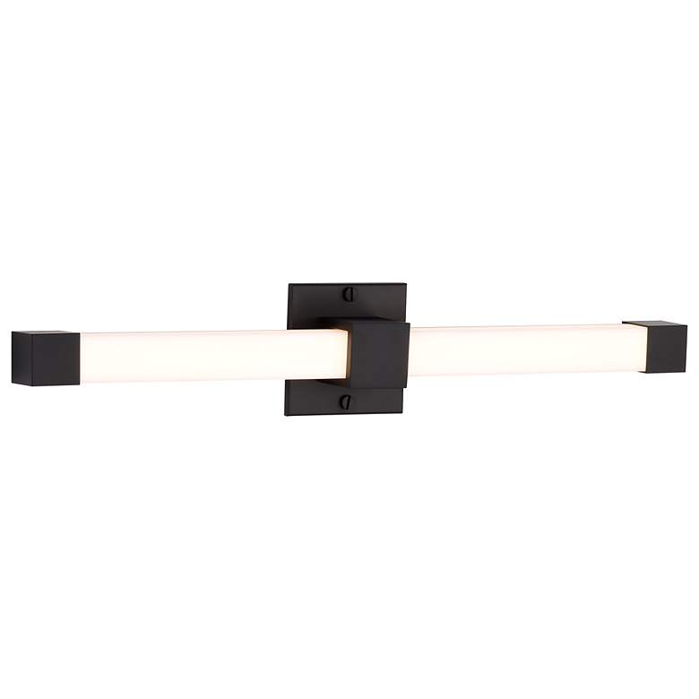 Image 6 Nuvo Brightwyn 24" Wide Matte Black LED Vanity more views