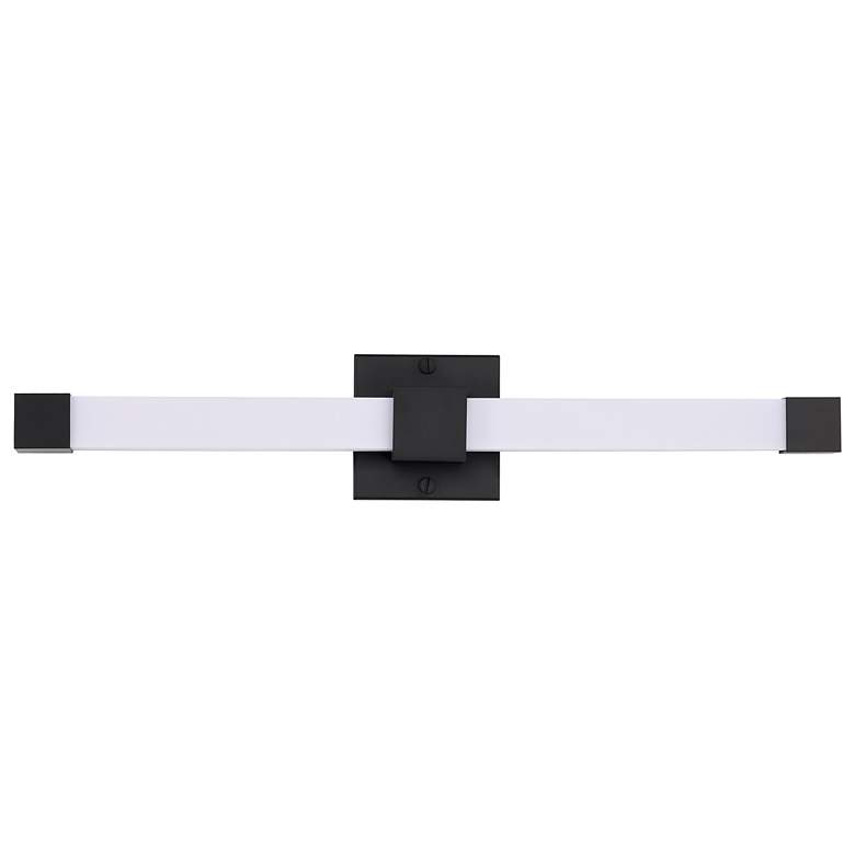 Image 7 Nuvo Brightwyn 24" Wide Matte Black LED Vanity more views