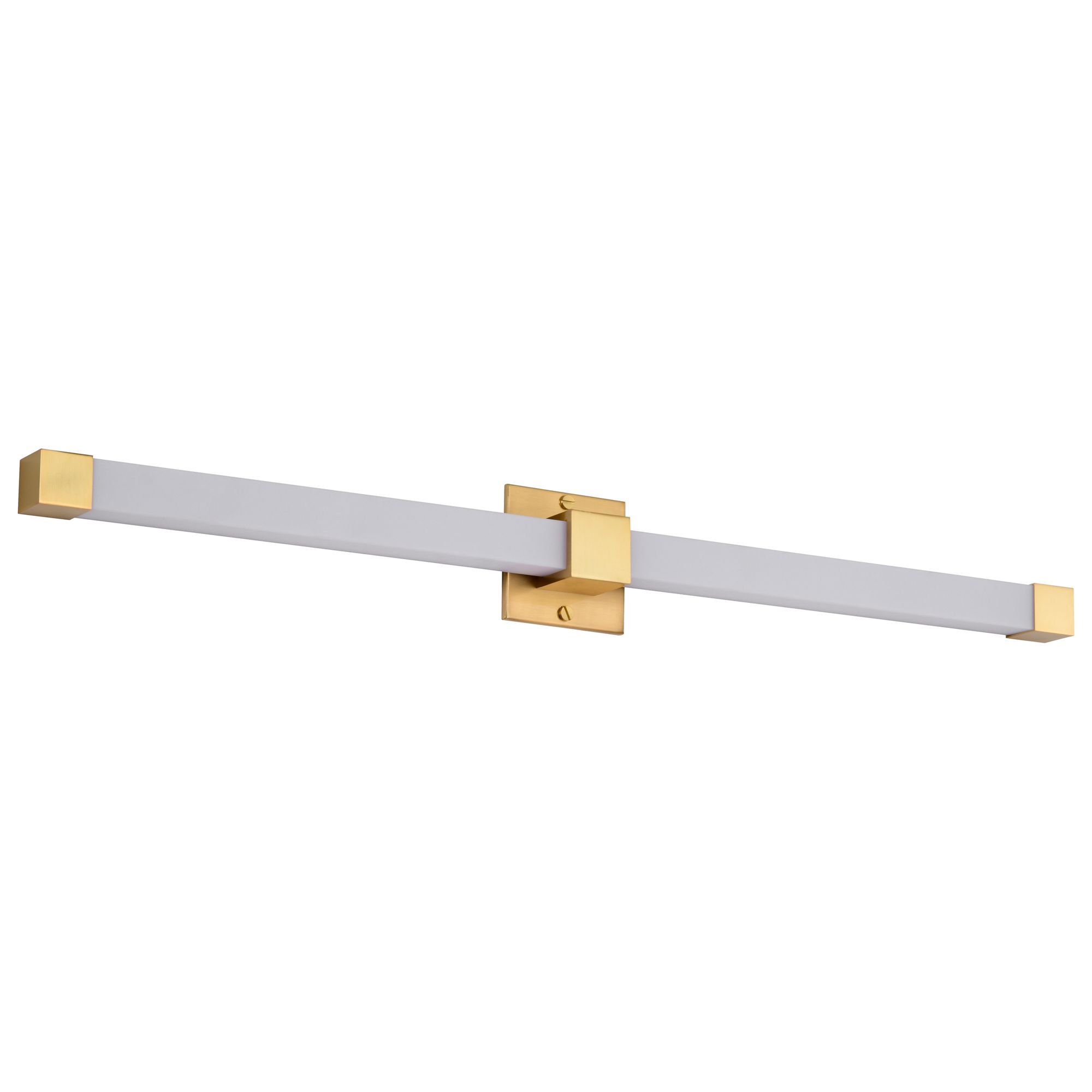Image 2 Nuvo Brightwyn 35" Wide Brushed Brass LED Vanity more views