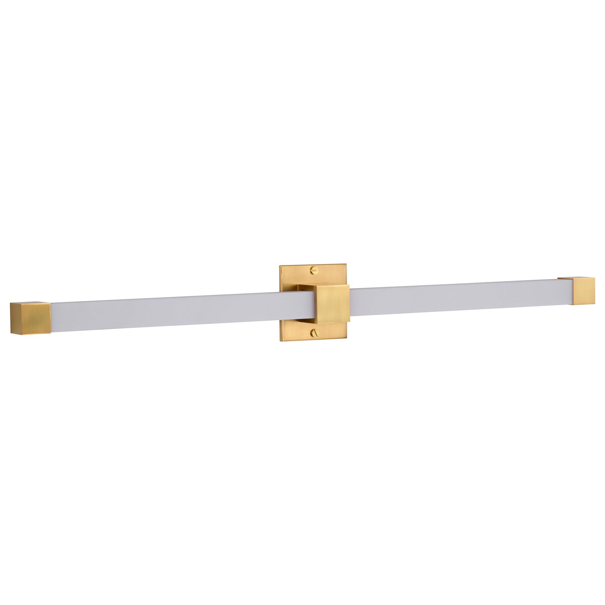 Image 3 Nuvo Brightwyn 35" Wide Brushed Brass LED Vanity more views