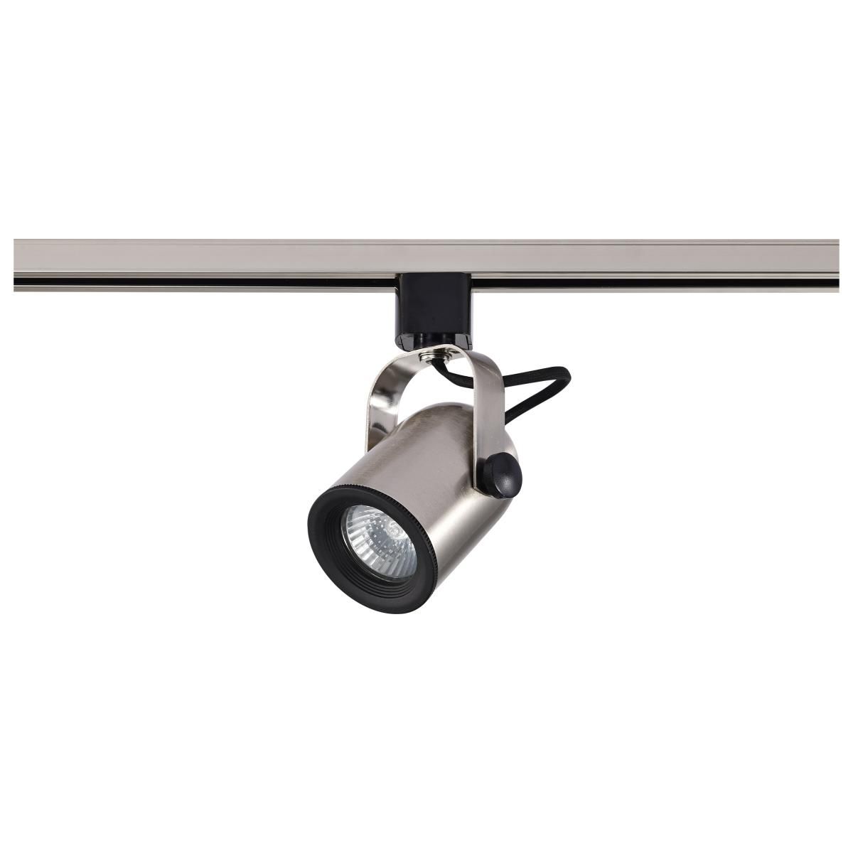 Image 3 Nuvo Brushed Nickel MR16 Round Track Head more views