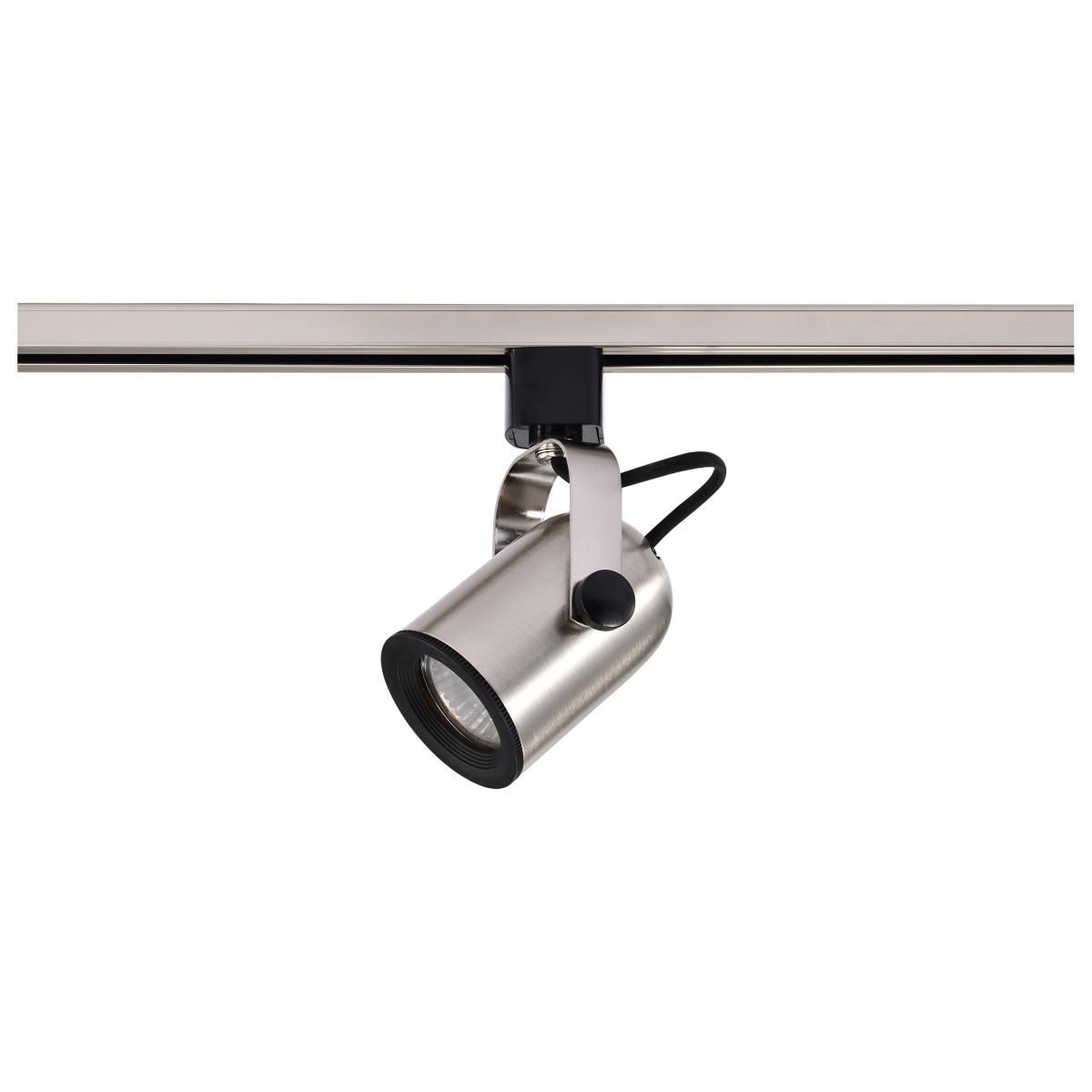 Image 5 Nuvo Brushed Nickel MR16 Round Track Head more views