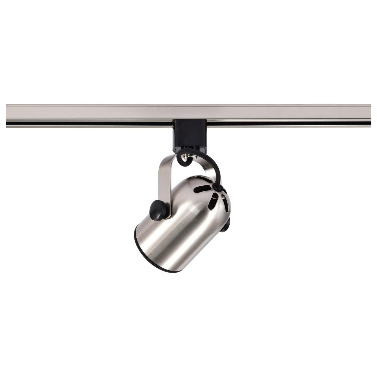 Image 6 Nuvo Brushed Nickel MR16 Round Track Head more views