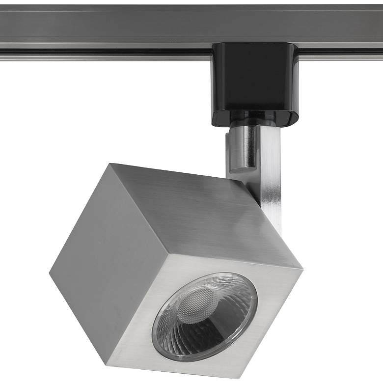 Image 1 Nuvo Brushed Nickel Square 24-Degree LED Track Head
