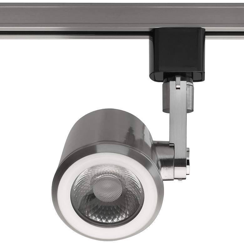 Image 1 Nuvo Brushed Nickel Taper Back 24-Degree LED Track Head