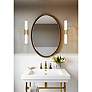 6_Nuvo Caper 24" Wide Brushed Brass with Frosted Lens LED Vanity Light more views