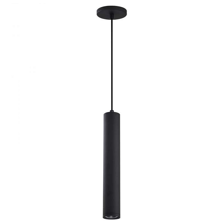 Image 2 Nuvo Century 2 1/2" Wide Matte Black LED Pendant